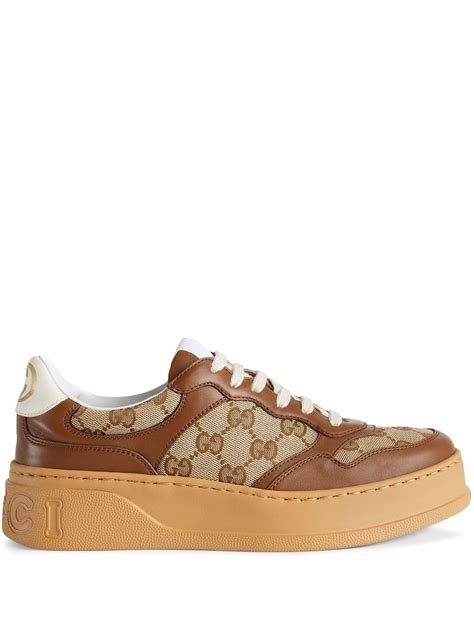 gucci lace up sneakers with signature web|Gucci gg low top sneakers.